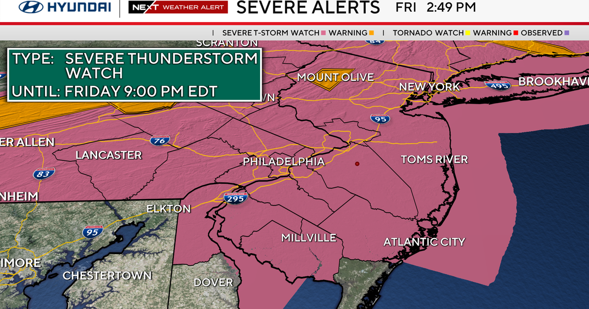 Very hot Friday in Philadelphia region, tracking chance of storms 