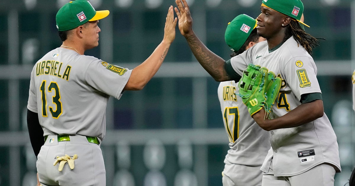 Langeliers, Butler homer to help the A's win 3rd straight, 5-1 over the Astros 