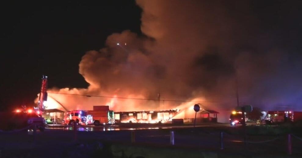 Video shows the extent of massive fire on Miccosukee Reservation that damaged 3 homes