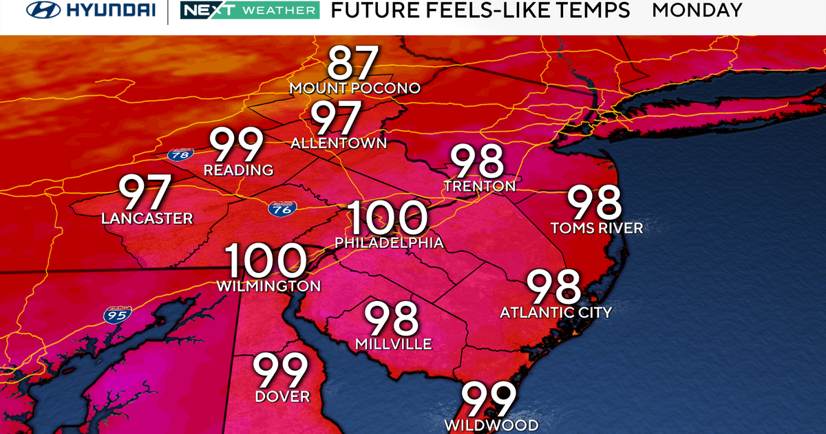 Monday will be hot, humid in Philadelphia region amid another heat wave 