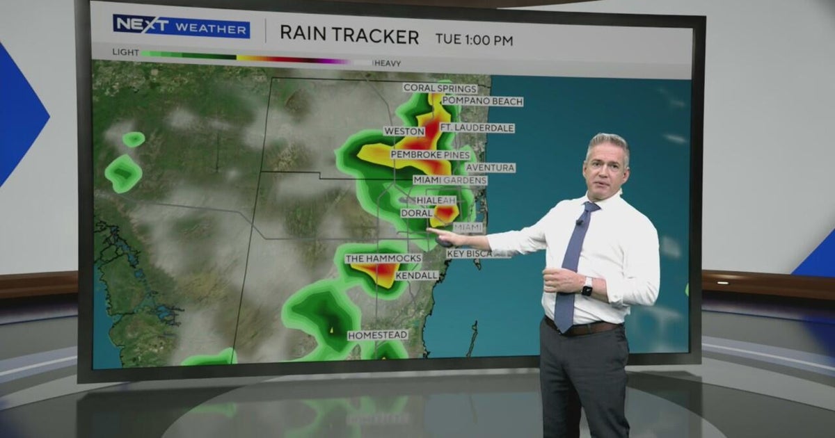 Rain chances return Tuesday for South Florida – CBS News