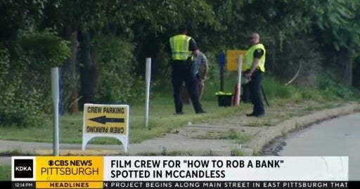 "How To Rob a Bank" film crew takes over McCandless bank