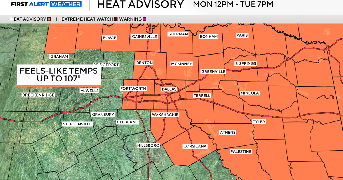 Dangerous heat lingers around North Texas as work week begins 