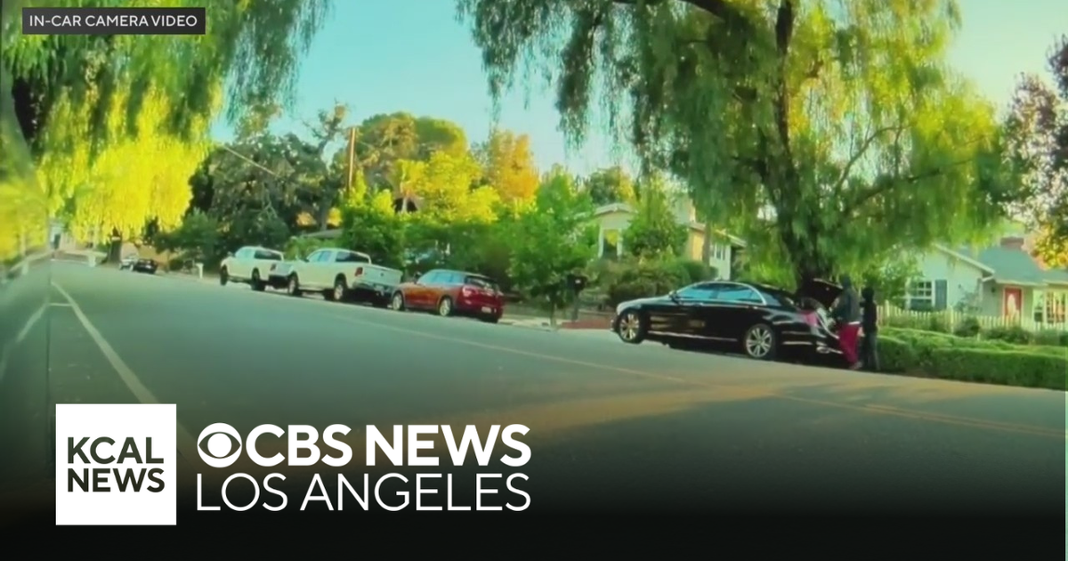 Tesla cameras capture video of Woodland Hills burglars crashing into ...