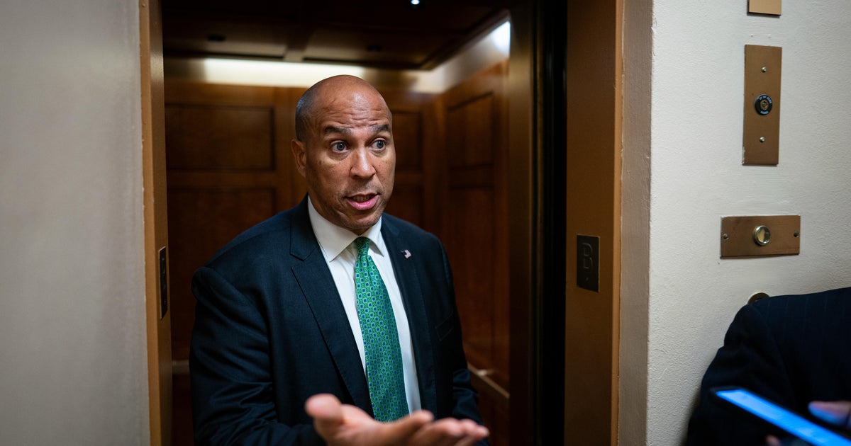 Cory Booker accuses Democrats of being "complicit" in Trump's agenda 