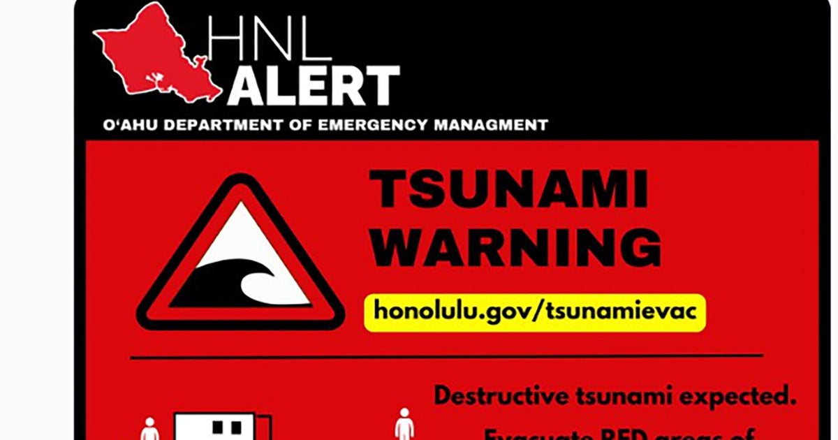 When was the last tsunami in hawaii