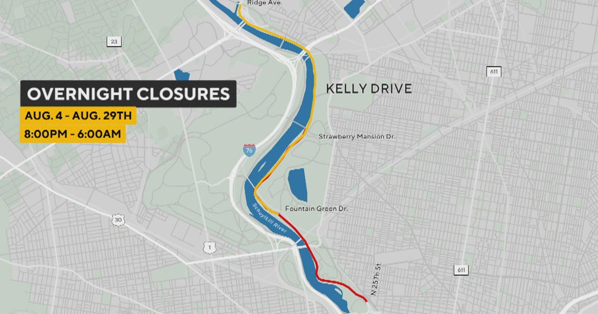 What to know about closures on Kelly Drive starting on Aug. 4 