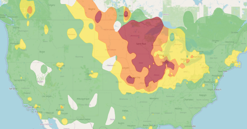 Air quality in Minneapolis ranks 2nd worst in the world Friday morning 