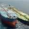 Rare look at the "dark fleet" secretly transferring Iranian oil to China