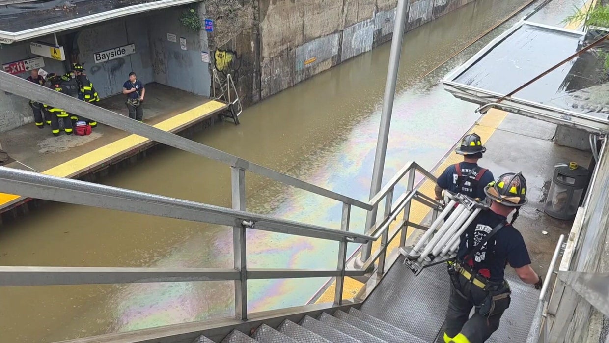 Commuters impacted by severe weather in Queens as Clearview Expressway ...