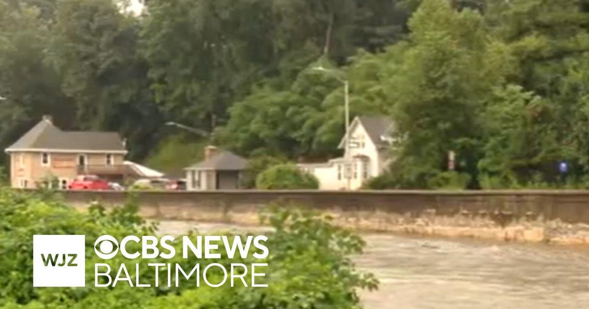 Flooding from storms create havoc on Maryland roads - CBS Baltimore