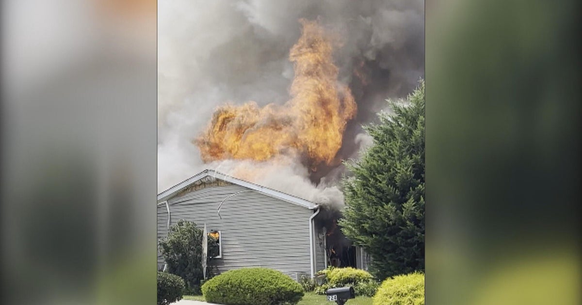 South Jersey home charred after massive fire breaks out 