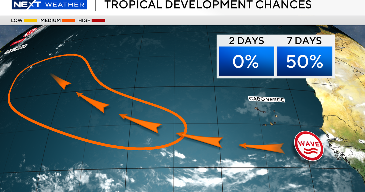 Two Atlantic systems being monitored as Tropical Storm Dexter moves away from U.S.