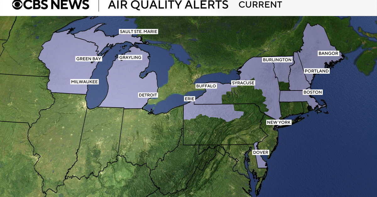 Air quality maps show how Canadian wildfire smoke is affecting U.S. 