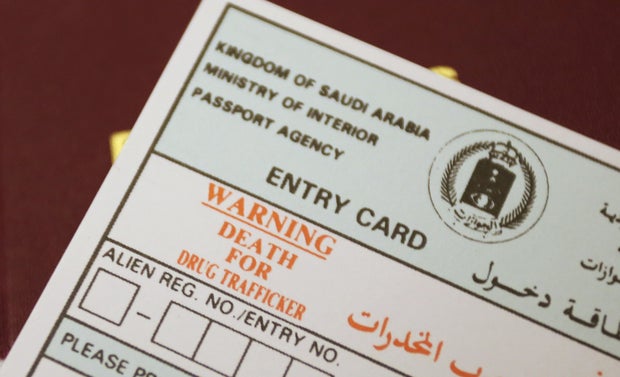17 people executed over 3 days in Saudi Arabia, mostly for drug crimes