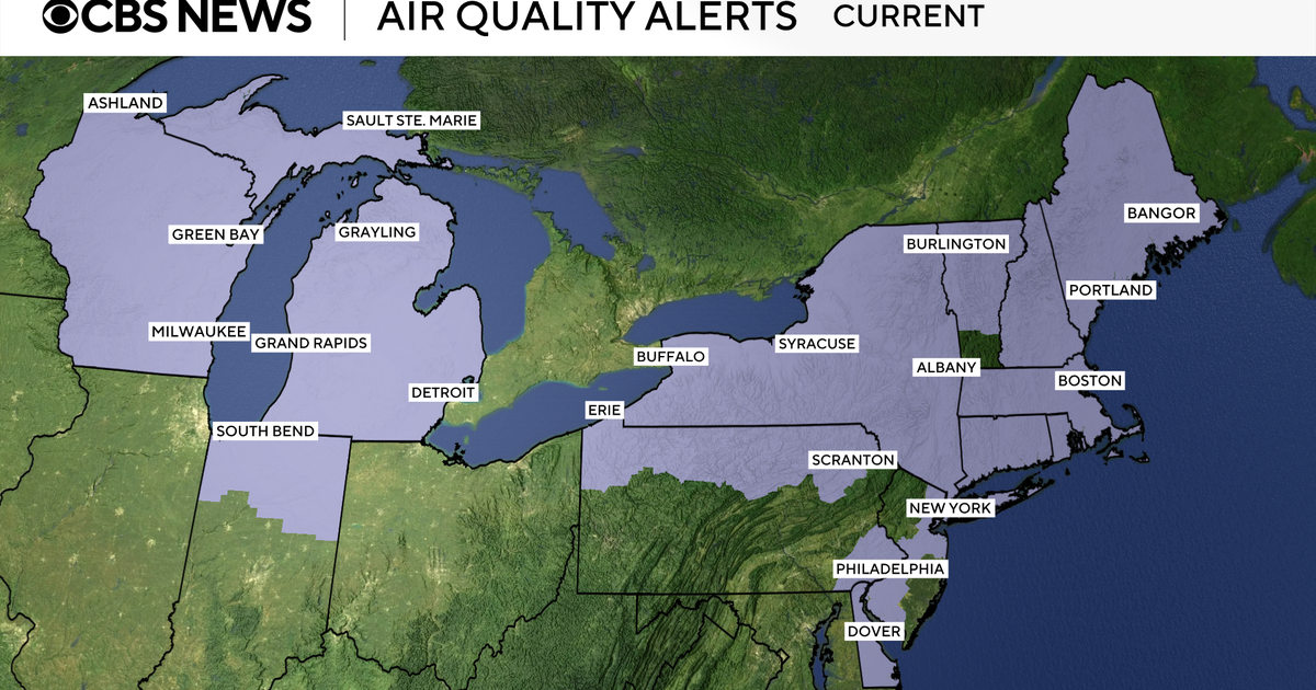Air quality maps show how Canadian wildfire smoke is affecting U.S. 
