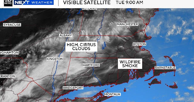 Smoke maps show improving air quality forecast for eastern Mass. 