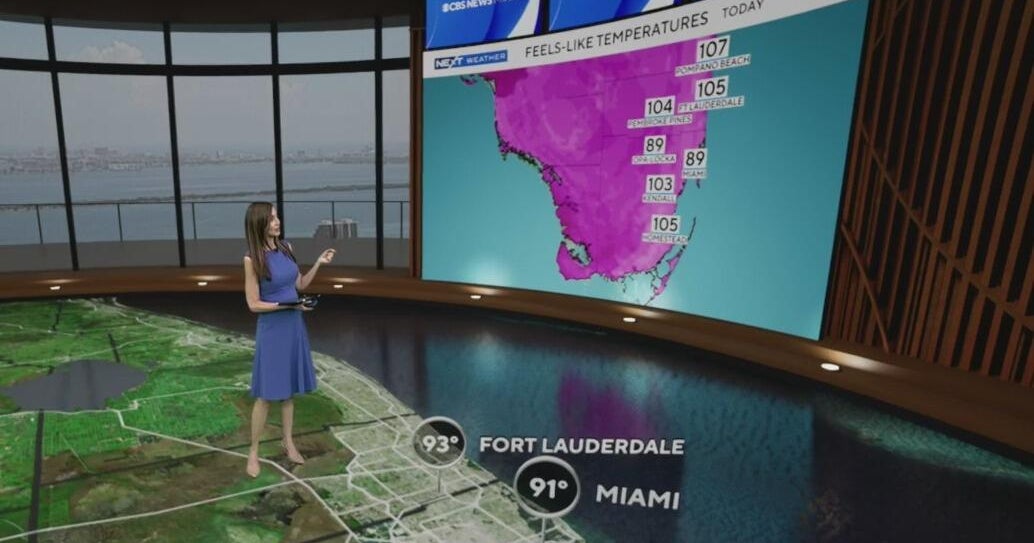 Triple-digit temps across South Florida - CBS Miami