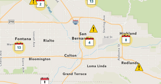 San Bernardino City Unified School District cancels class at 14 campuses due to widespread power outage 