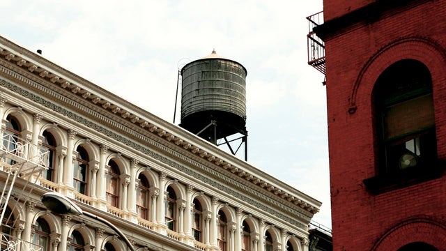 Manhattan, Water Tank On A Roof 