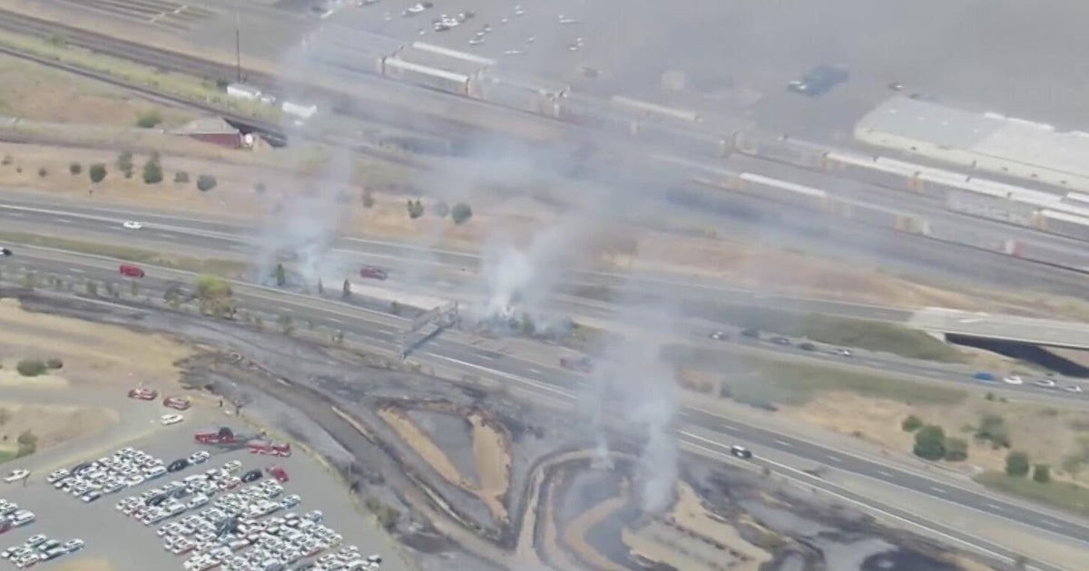 Benicia fire crews contain blaze near I-680 that caused temporary road closures 