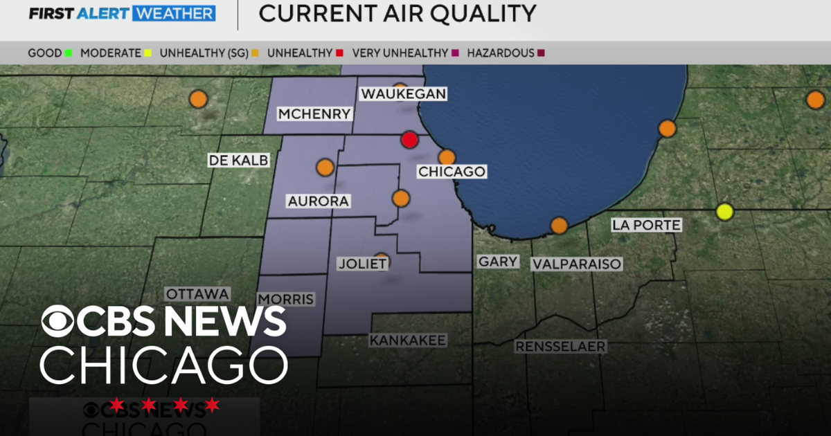 Air quality alert in place Wednesday in Chicago - CBS Chicago