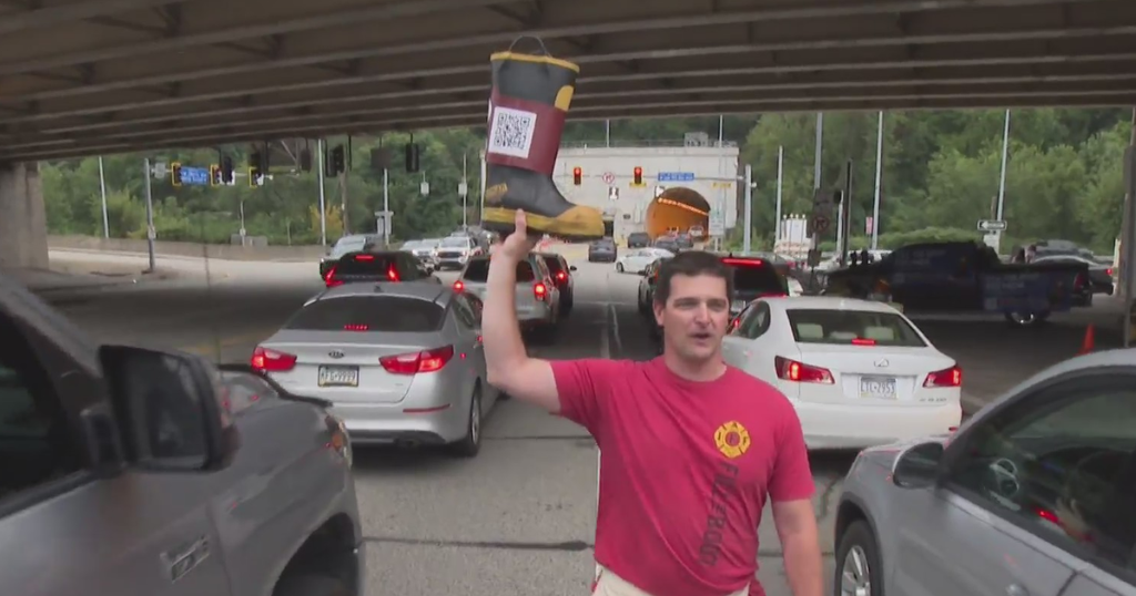 Pittsburgh firefighters hit the streets for another year of the "Fill The Boot" campaign 