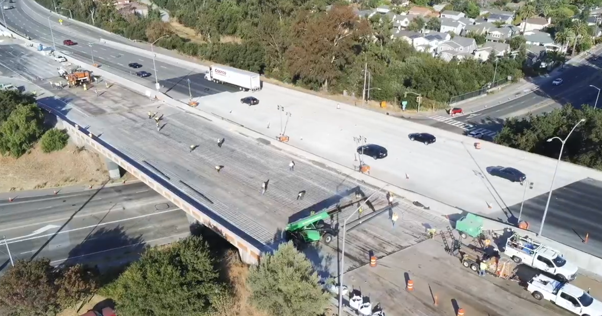 Northbound I-680 in Fremont closed at Mission San Jose Overpass for repair work 