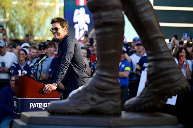 New England Patriots Unveil Tom Brady Statue 