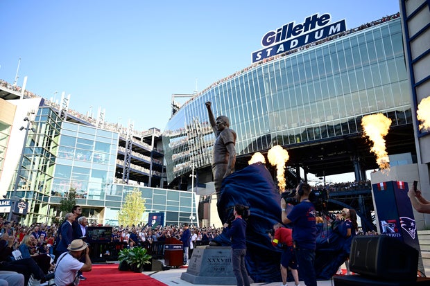 New England Patriots Unveil Tom Brady Statue 
