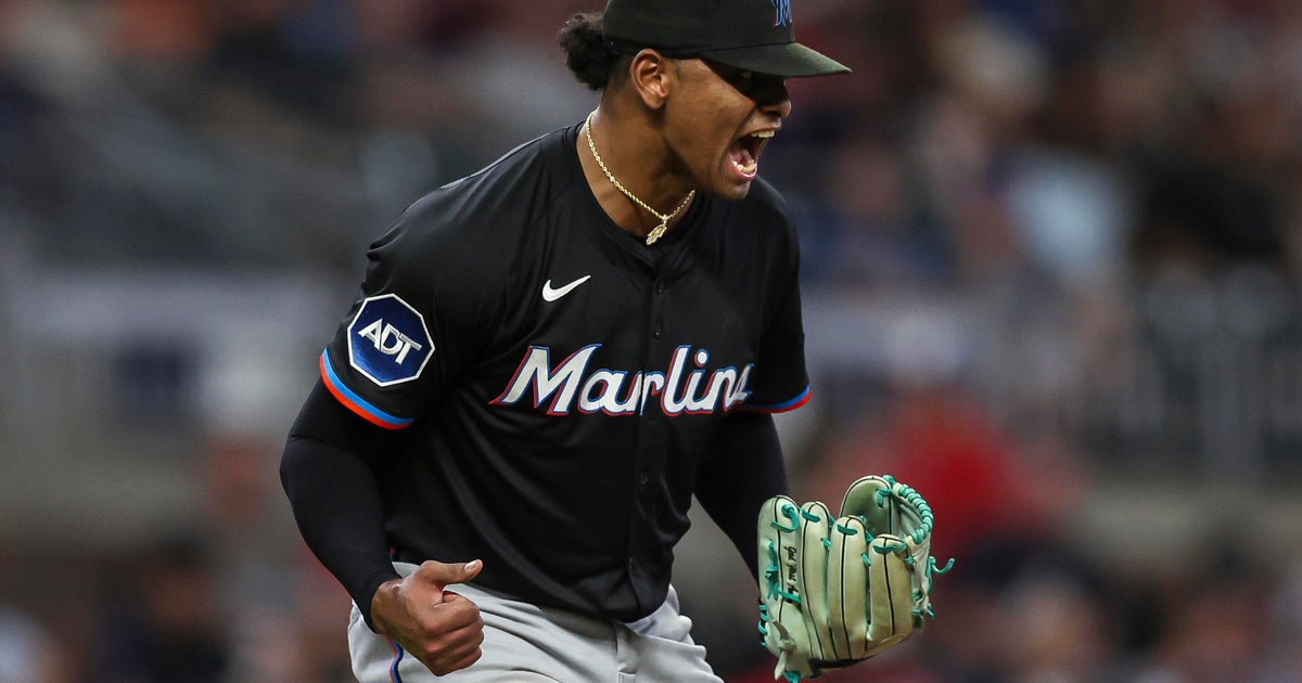 Edward Cabrera strikes out 11 in 8 innings as Miami Marlins beat Atlanta Braves 5-1