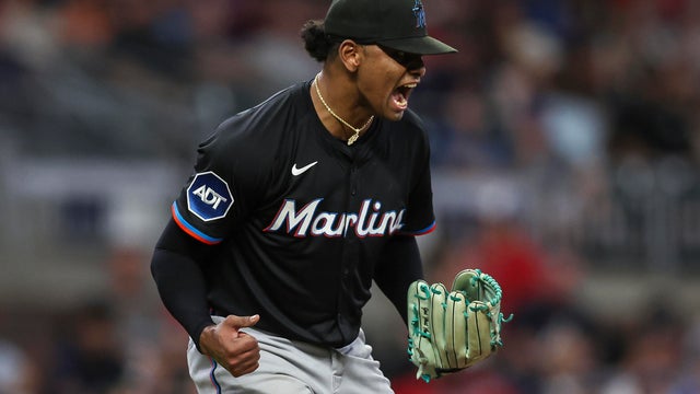 Marlins Braves Baseball 