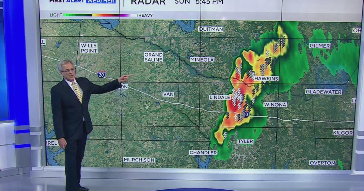 Hot and mostly sunny in North Texas, light rain chances ahead - CBS Texas
