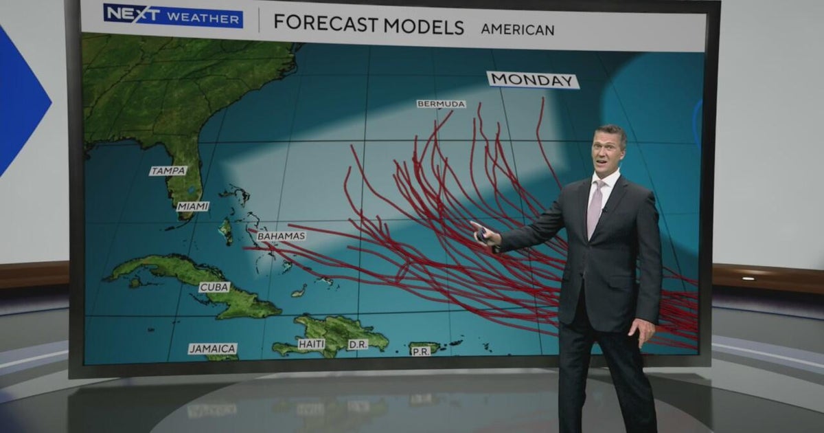 Showers stick around, as we continue to track Tropical Storm Erin – CBS News