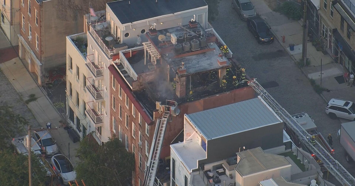 Flames break out at apartment building in Old City 