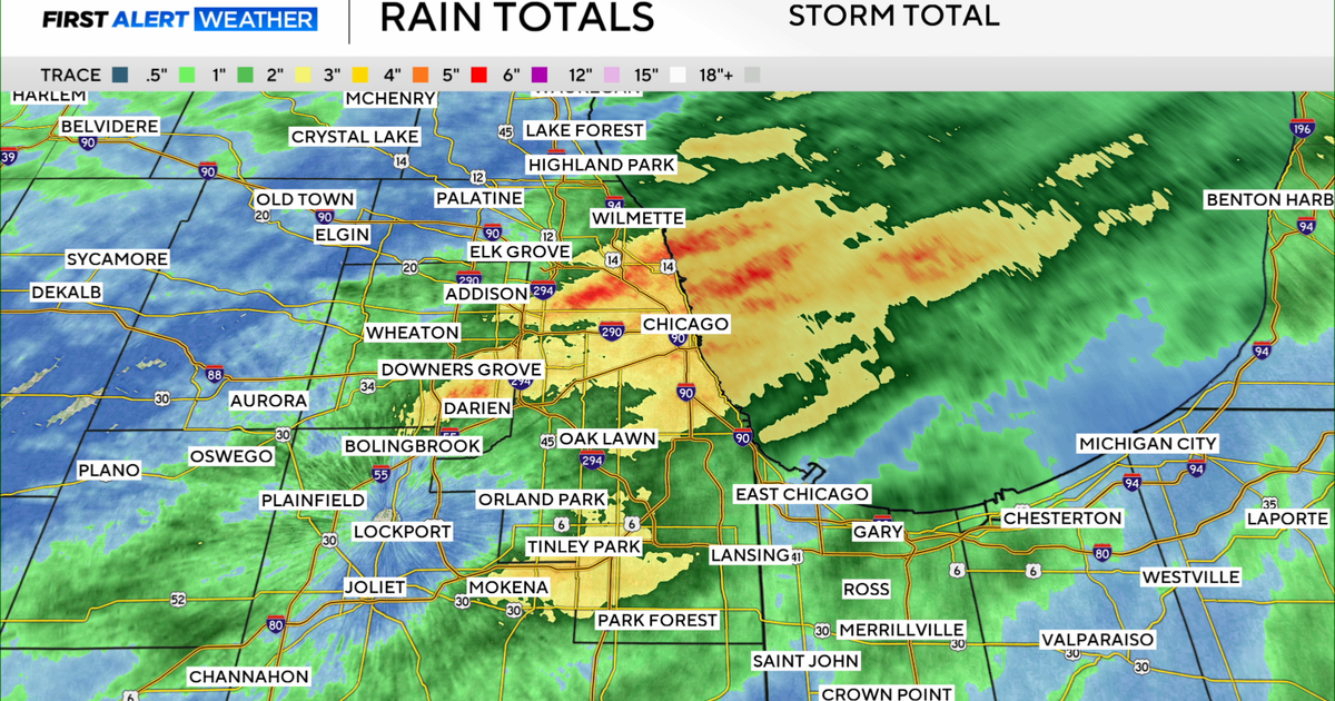 Parts of Chicago record a month's worth of rain in 24 hours this week 