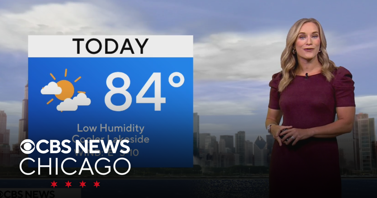 Sunny and less humid on Thursday in Chicago - CBS Chicago