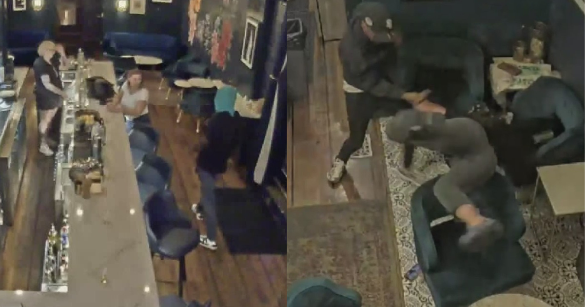 Surveillance shows 2 robberies at River West bar in same week 