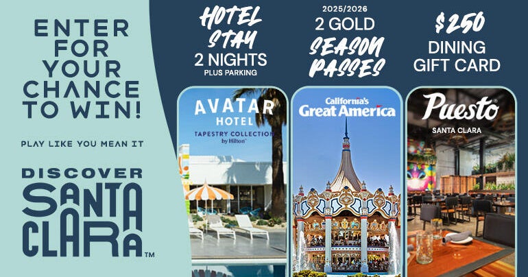 Win a weekend staycation and Discover Santa Clara! 