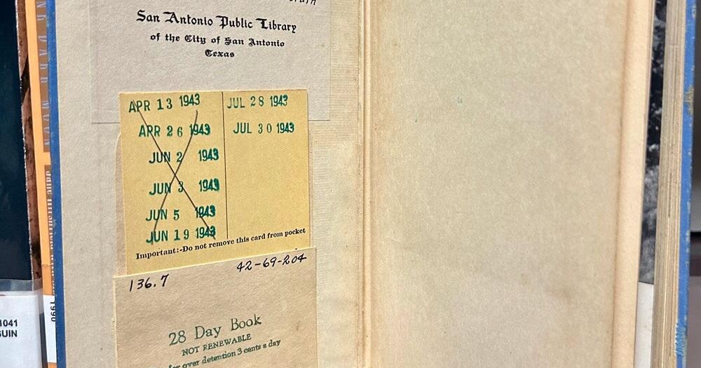 Library book returned 82 years after due date: "I hope there is no late fee"