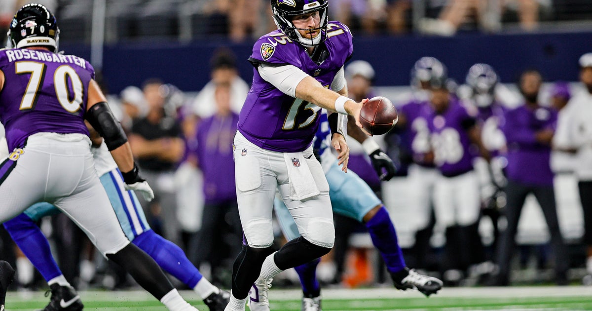 Cooper Rush throws TD in return to AT&T Stadium as Ravens rout Cowboys 
