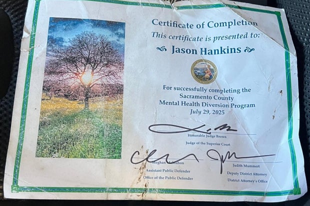 Jason Hankins certificate 