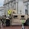 The scene in D.C. with National Guard troops deployed to city