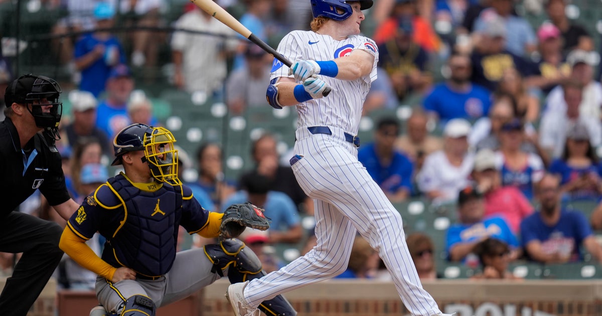 Caissie homers as Cubs hold off Brewers for 6-4 win in doubleheader opener 