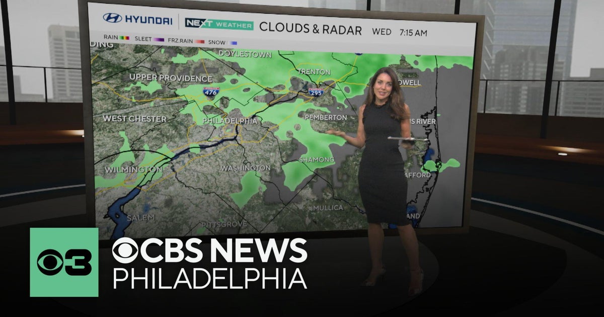 Scattered showers around Philadelphia region Wednesday; Hurricane Erin's effects on the Shore