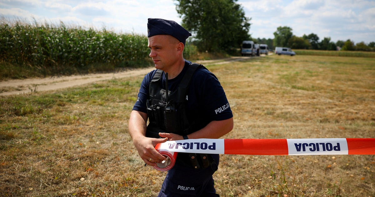 Unidentified flying object crashes overnight in Poland:  
