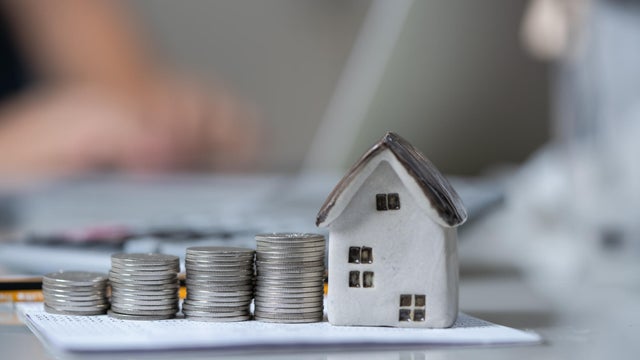 Home concept, Home savings, Selling home, Money and house, Business and finance concept Money and House 
