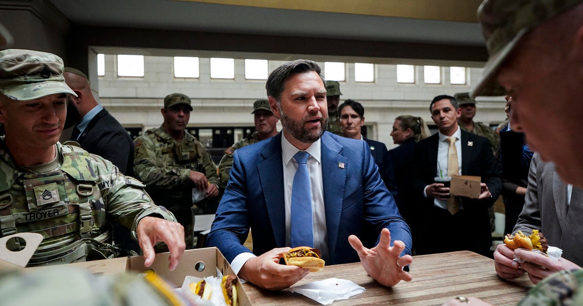 Vance visits National Guard troops in D.C. amid debate over crime statistics