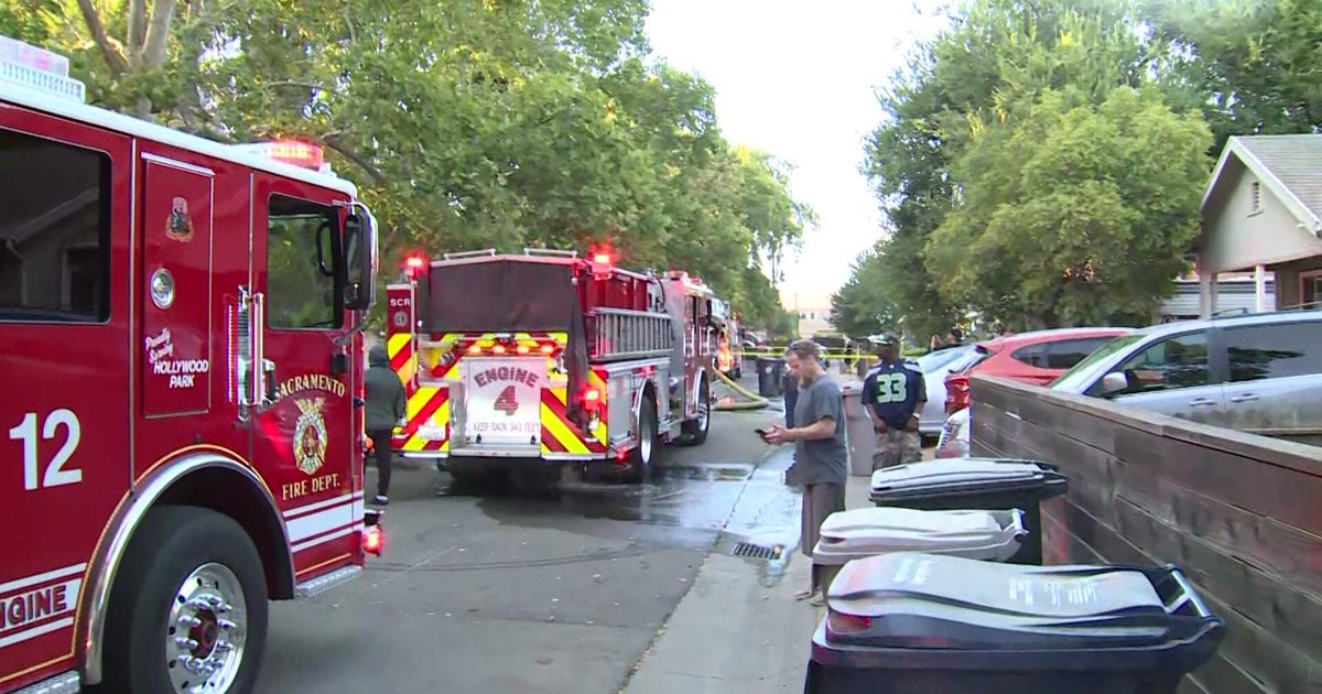 Sacramento home catches fire after apparent explosion, 1 person found dead 