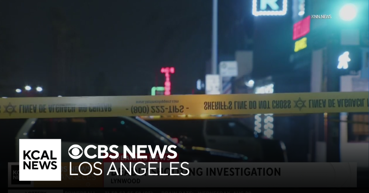 Deadly shooting under investigation in Lynwood - CBS Los Angeles